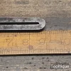 Vintage Carpenters 9” Mahogany & Brass Sliding Bevel - Refurbished