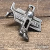 Vintage Stanley USA No. 49 Nickel Plated Adjustable Brace Bit Gauge - Good Condition