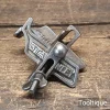 Vintage Stanley USA No. 49 Nickel Plated Adjustable Brace Bit Gauge - Good Condition