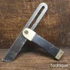 Vintage Carpenters 7.5” Rosewood & Brass Sliding Bevel - Refurbished