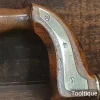 Antique 19th Century Carpenters Beechwood Brass Plated Brace - Good Condition