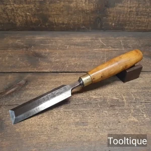 Vintage 1 3/8” John Bull Sheffield Carpenters Bevel Edge Chisel - Refurbished
