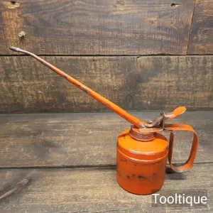 Vintage Wesco Birmingham ¼ Pint Pump Dispenser Oil Can - Good Condition