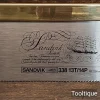 Crisp Vintage 10” Sandvik Swedish Brass Back Tenon Saw 12 TPI - Refurbished