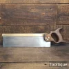 Vintage 14” British Made Brass Back Bench Cross Cut Saw 11 TPI - Fully Refurbished