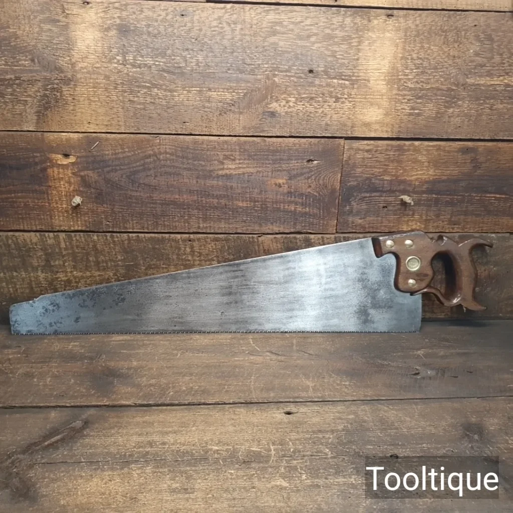 Vintage 26” Sanderson PAX Taper Ground Rip Saw 7 TPI - Fully Refurbished