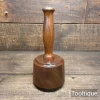 Bespoke Hand Wood-Turned Reclaimed Old Lignum Vitae Mallet - Cherry Handle
