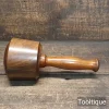 Bespoke Hand Wood-Turned Reclaimed Old Lignum Vitae Mallet - Cherry Handle