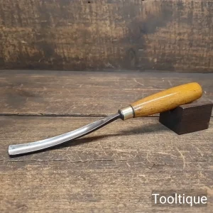 Vintage ½” S.J Addis & Sons Woodcarvers Curved Stem Gouge Chisel - Sharpened