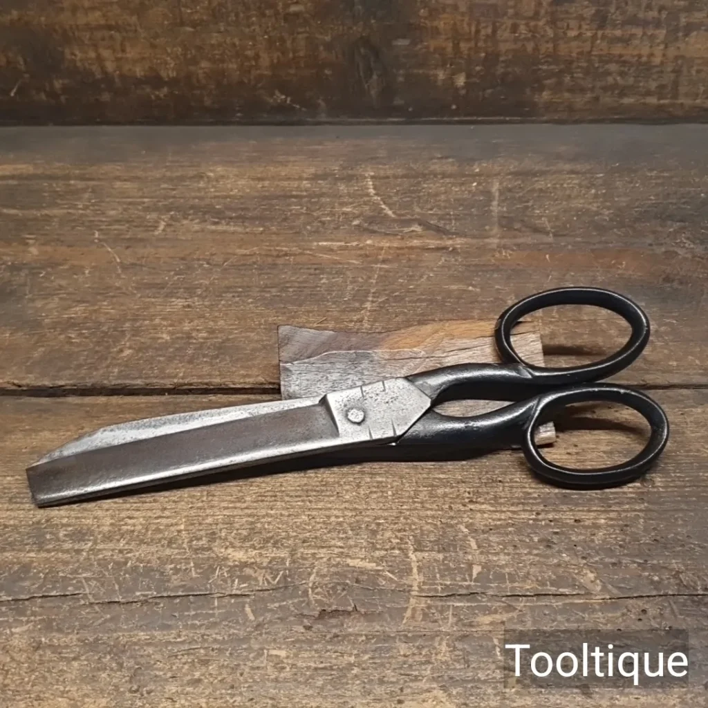 Vintage 10” Cobblers Leatherworking Scissors - Refurbished & Sharpened