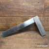 Vintage 12” Moore & Wright No: 400 Series Engineers Steel Square - Good Condition