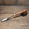 Vintage ½” Marples & Sons Cranked Woodcarving Gouge Chisel - Refurbished