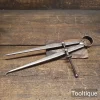 Vintage 9” Moore & Wright Internal Spring Steel Callipers - Good Condition