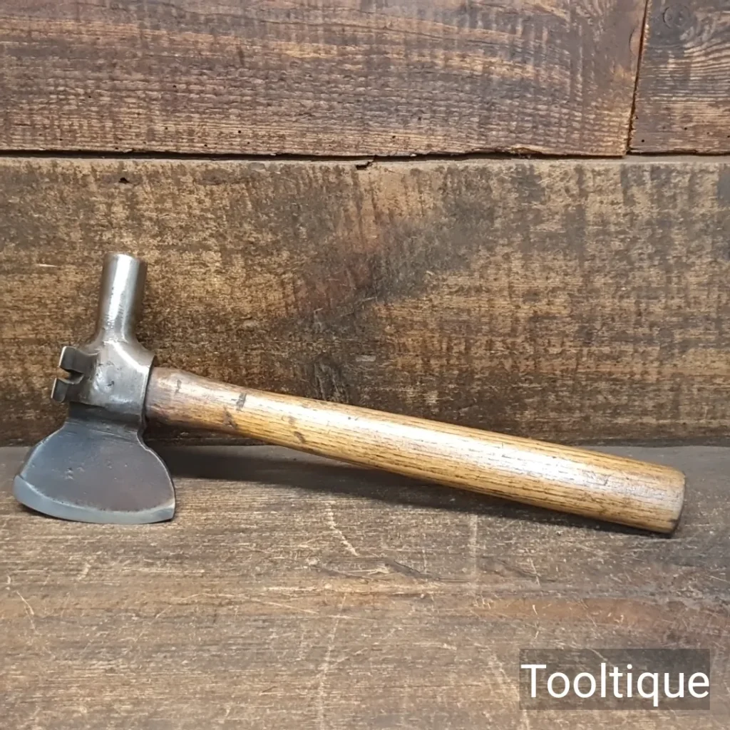 Vintage Grocers Box Axe & Claw Hammer Ashwood Handle - Ready To Use