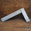 Vintage 5 ¼” Moore & Wright No: 400 Engineers Precision Silver Steel Square