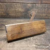 Antique 18th Century I. Sym 1753-1802 Snipe Bill Beechwood Plane - Good Condition