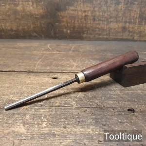 Vintage Hearnshaw Woodcarving Chisel Mahogany Handle - Sharpened