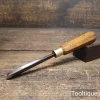 Vintage 5/16” W. Marples & Sons No: 39 Woodcarving V Parting Chisel - Sharpened