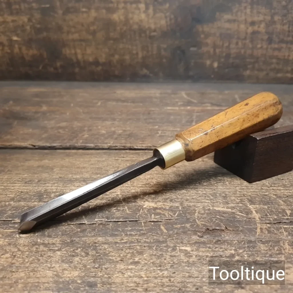 Vintage 5/16” W. Marples & Sons No: 39 Woodcarving V Parting Chisel - Sharpened