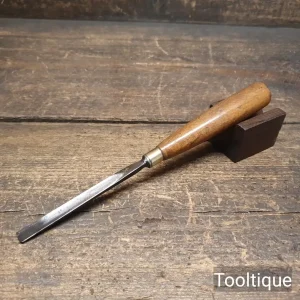 Vintage 3/8” W. Marples & Sons No: 4 Woodcarving Gouge Chisel - Sharpened