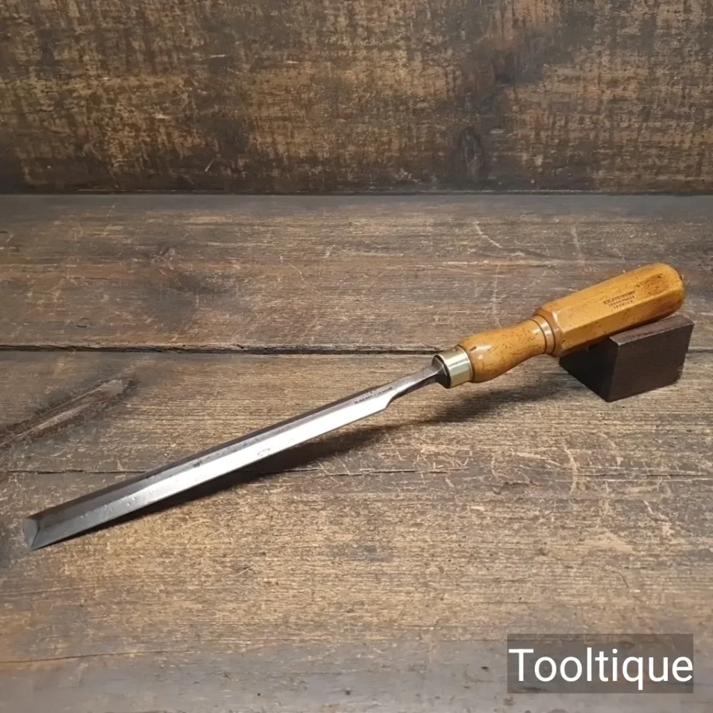 Vintage ¾” W. Marples Long Series Slimline Bevel Edge Paring Chisel - Refurbished