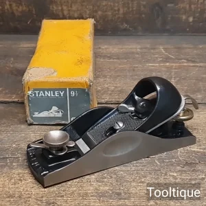 Vintage Boxed Stanley No: 9 ½ Adjustable Throat Block Plane - Fully Refurbished